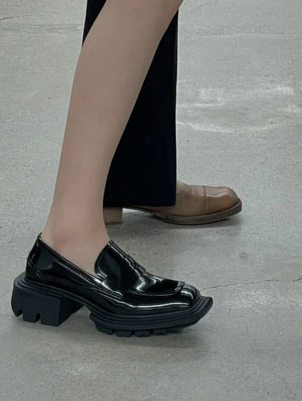 UNTITLAB Platform Reel Loafers 41